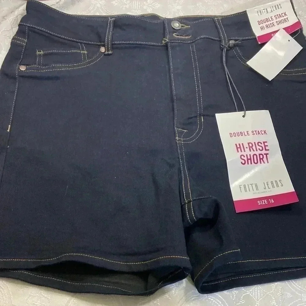 Faith jeans shorts size 16 - Picture 15 of 16